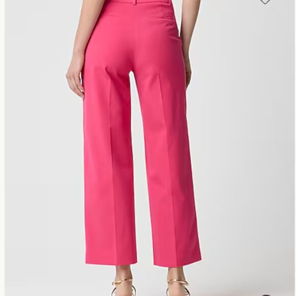 NWT J Crew Remy Wide Leg Crop Trousers Size 0 - Picture 3 of 7